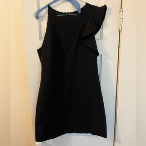 Lulus Dinah Black One-Shoulder Dress
